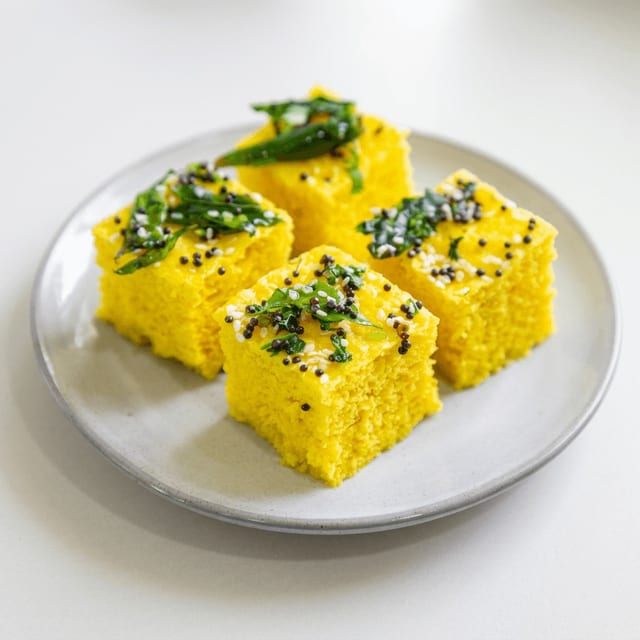 Khaman Dhokla.