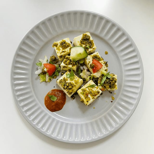 Thecha Paneer + Biryani.