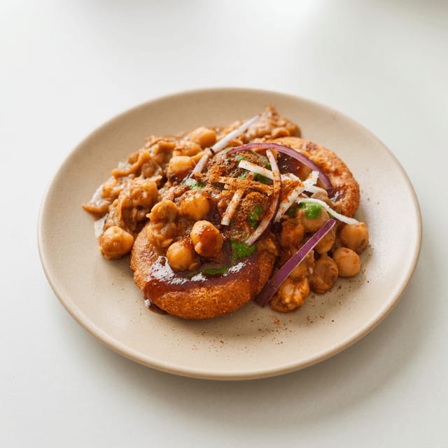 Aloo Tikki Chaat.