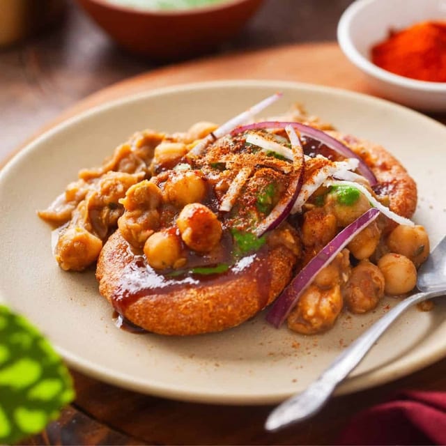 Aloo Tikki Chaat.