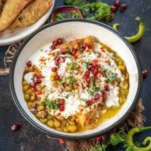 Samosa Chaat.