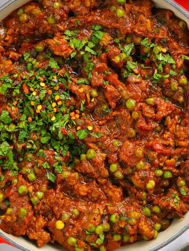 Lamb Kheema + Biryani.
