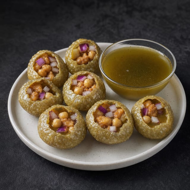 Pani Puri (8 pc).